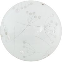 Candellux Floral plafon 1x10W LED biały/przezroczysty 13-49742