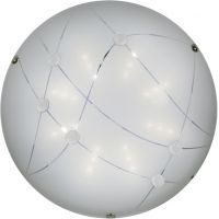 Candellux Duca plafon 1x10W LED biały/przezroczysty 13-54180