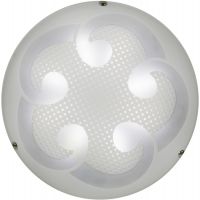 Candellux Monti plafon 1x10W LED biały/chrom 13-54227