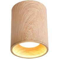 Candellux Tuba lampa podsufitowa 1x15W drewno 2277165