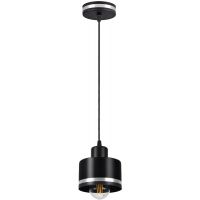 Candellux Wama lampa wisząca 1x40W czarna/chrom 31-00460