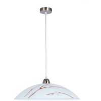 Candellux Brag lampa wisząca 1x40 W biała-srebrna-brązowa 31-09265