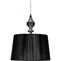 Candellux Gillenia lampa wisząca 1x60W czarna 31-21437