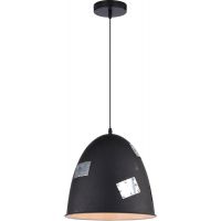 Candellux Patch lampa wisząca 1x60W czarny/chrom 31-43184