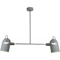 Candellux Gray lampa podsufitowa 2x40W szara 32-66510