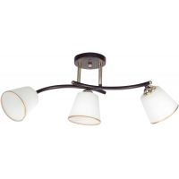 Candellux Greco lampa podsufitowa 3x40W czarny/biały 33-22639
