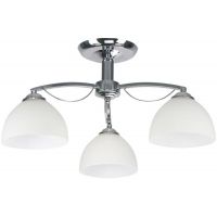 Candellux Filona lampa podsufitowa 3x40W chrom/biały 33-22714