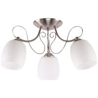 Candellux Amba lampa podsufitowa 3x40W biały/chrom 33-78025