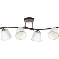 Candellux Greco lampa podsufitowa 4x40W czarny/biały 34-22646