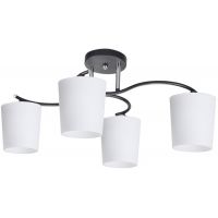 Candellux Esnyr lampa podsufitowa 4x40W chrom/czarny/biały 34-22677
