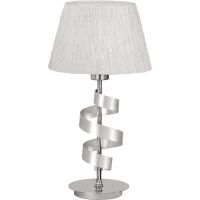 Candellux Denis lampa stołowa 1x60W chrom/biały 41-23476