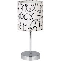 Candellux Emily lampa stołowa 1x40W biały/chrom 41-26750