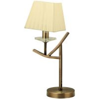 Candellux Valencia lampa stołowa 1x40W patyna/żółty 41-84593