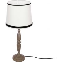 Candellux Cardinale lampa stołowa 1x40 W szara 41-40107