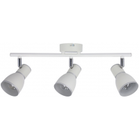 Candellux Fido lampa podsufitowa 3x40W biały/chrom 93-63403