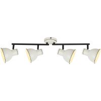 Candellux Zumba lampa podsufitowa 4x40W biały/czarny 94-72153