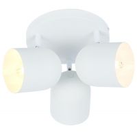 Candellux Azuro lampa podsufitowa 3x40W biała 98-63274