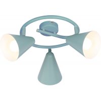 Candellux Amor lampa podsufitowa 3x40W szary mat 98-63359