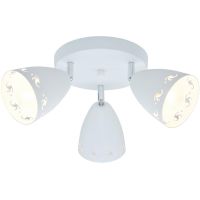Candellux Coty lampa podsufitowa 3x40W biały mat 98-67135