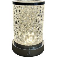 Candellux Brillo lampa stołowa 1x2,5 W czarna-przezroczysta 41-35806