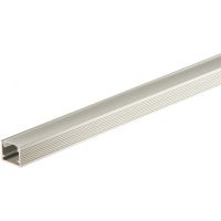 Cezar profil aluminiowy do taśmy LED prosty 14x12 mm z osłonką mrożoną 100 cm srebrny 805820