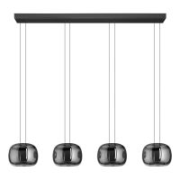 Eglo Hortunas lampa wisząca 4x10 W czarna 390433