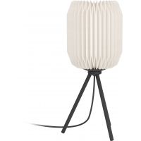 Eglo Belgrave lampa stołowa 1x40 W biała-czarna 44103