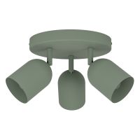 Eglo Tilston lampa podsufitowa 3x40 W zielona 44134