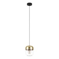 Eglo Maryvilla lampa wisząca 1x40 W przezroczysta-złota 900549