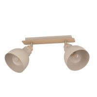 Eglo Arrecife lampa podsufitowa 2x24 W beżowa 900712