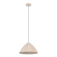 Eglo Podere lampa wisząca 1x40 W beżowa 900836