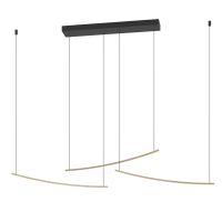 Eglo Villeggi lampa wisząca 1x22 W mosiądz 902167