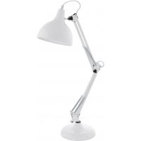 Eglo Borgillio lampa biurkowa 1x40W biała 94699