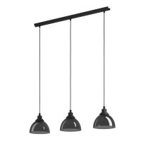 Eglo Beleser lampa wisząca 3x60 W czarna 98384