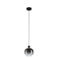 Eglo Oilella lampa wisząca 1x40 W czarna-szary/popielaty 99616