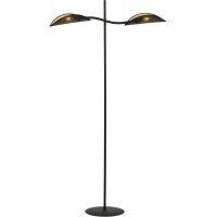 Emibig Lotus lampa stojąca 2x10 W czarna-złota 1106/LP2