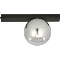 Emibig Fit lampa podsufitowa 1x40W czarna/grafit 1122/1