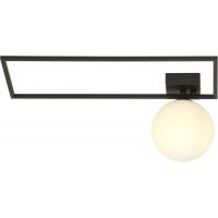 Emibig Imago lampa podsufitowa 1x10 W czarna-opal 1130/1A