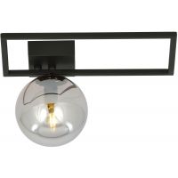Emibig Imago 1D lampa podsufitowa 1x40W czarna/grafit 1131/1D
