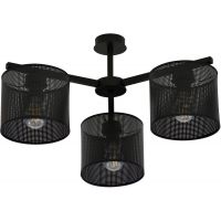 Emibig Jordan lampa podsufitowa 3x15 W czarna 1143/3