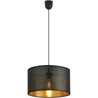 Emibig Aston lampa wisząca 1x15 W czarna-złota 1148/1