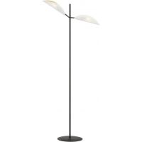 Emibig Vene lampa stojąca 2x10 W biała-czarna-złota 1159/LP2