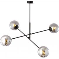 Emibig Linear lampa podsufitowa 4x10 W czarna-grafitowa 1167/4