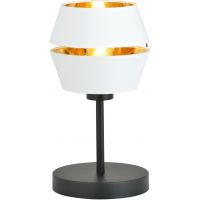 Emibig Piano lampa stołowa 1x60W biały/złoty/czarny 1182/LN