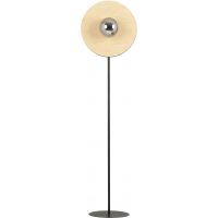 Emibig Soho lampa stojąca 1x10W czarny/szkło grafitowe 1302/LP1