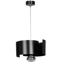 Emibig Vixon lampa wisząca 1x60W czarny/chrom 284/1
