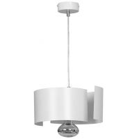 Emibig Vixon lampa wisząca 1x60W biały/chrom 306/1