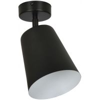 Emibig Prism lampa podsufitowa 1x60W czarny/biały 385/1