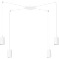 Emibig Traker lampa wisząca 4x8 W biała 525/4