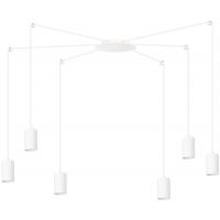 Emibig Traker lampa wisząca 6x8 W biała 525/6